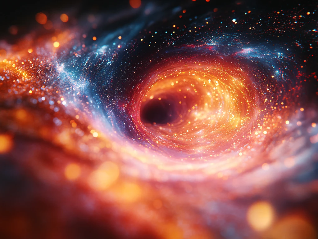 宇宙黑洞背景海报