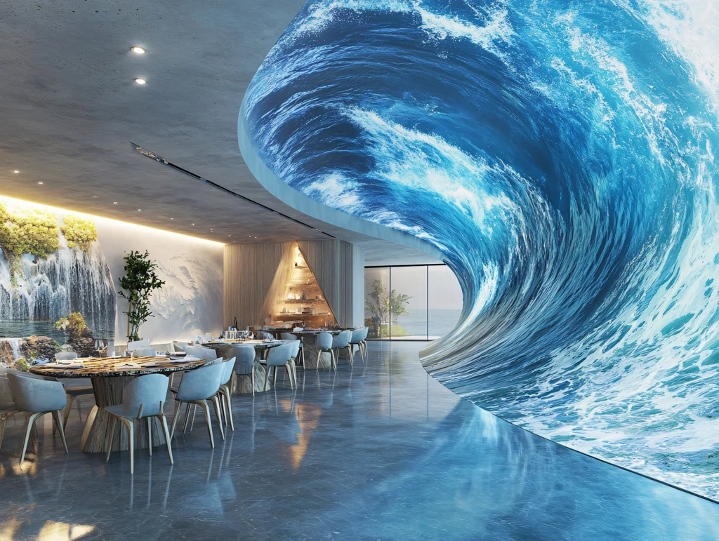 海洋餐厅效果图