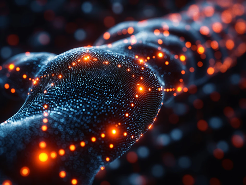 网点创意特效背景