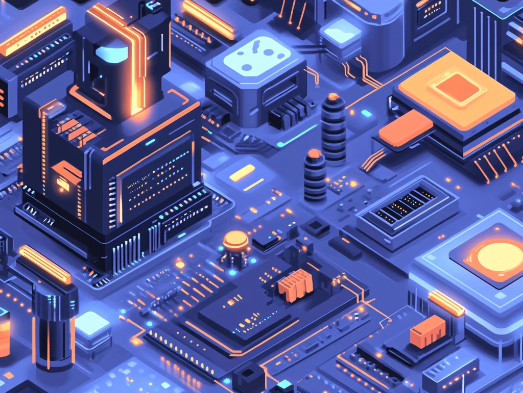 南大数码产业园插画