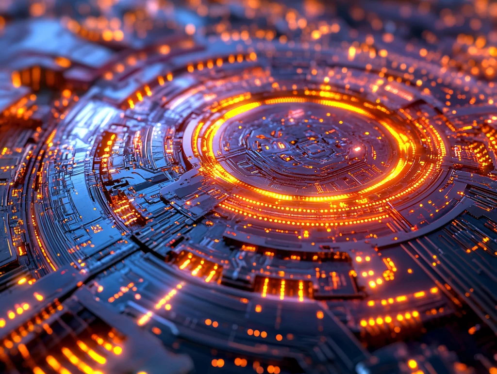 金色无限科技背景