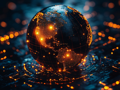 数字科技感地球