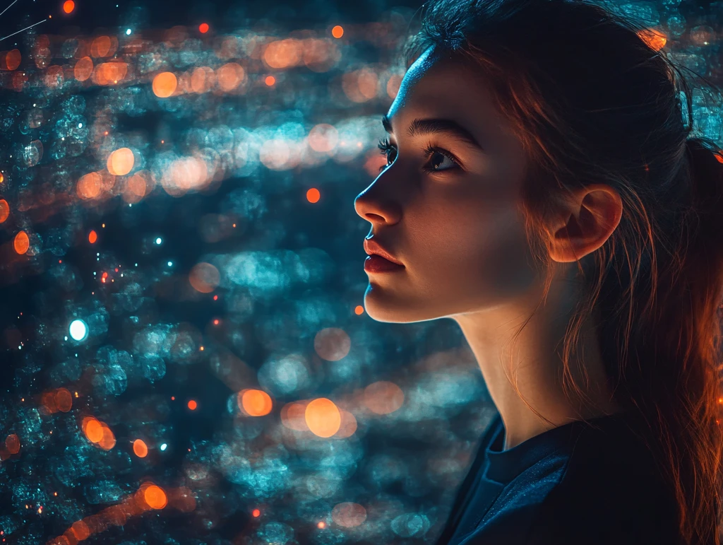 女性人物光效素材