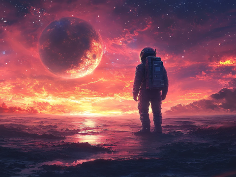 星球宇航员壁纸