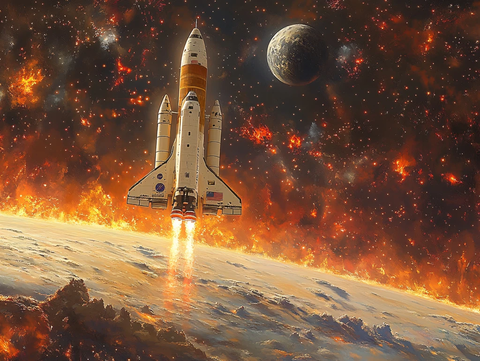 飞船火箭壁纸