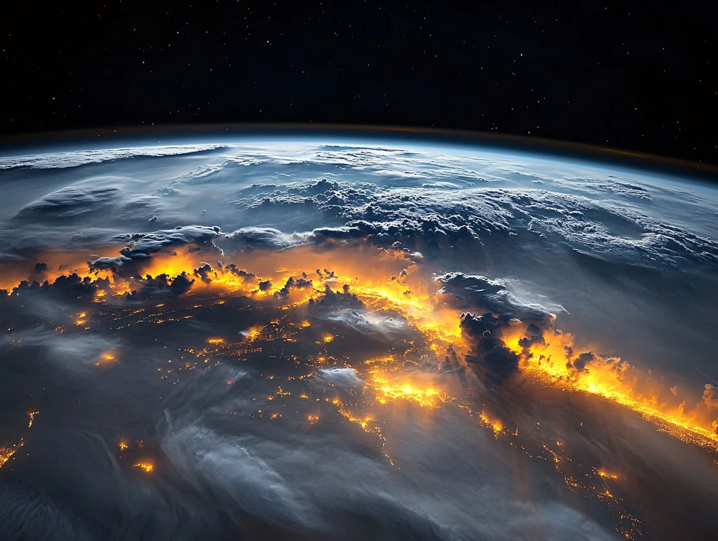 地球银河系光线