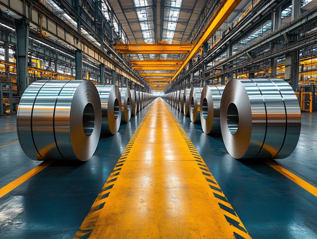 钢材卷钢冷轧钢工厂