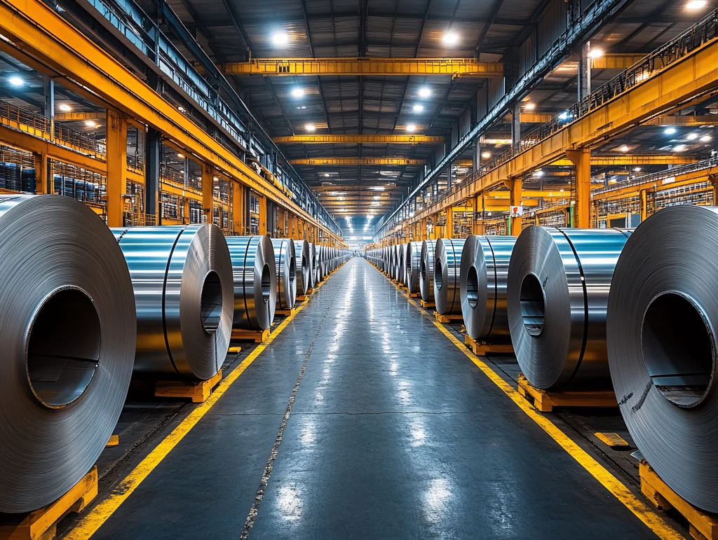 钢材卷钢冷轧钢工厂