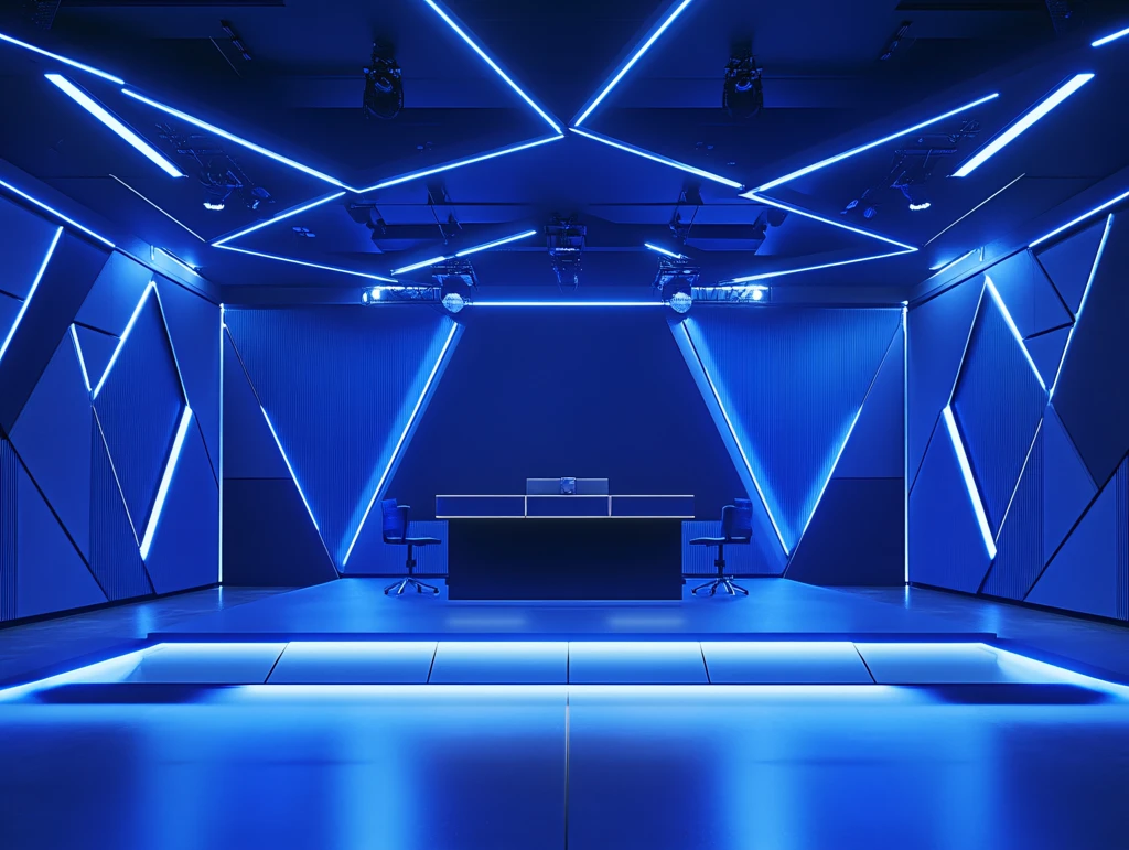 赛博朋克风格迎宾区