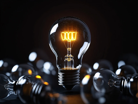 灯泡创意场景图