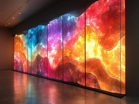 高端艺术背景展览