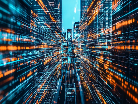 科技城市科技背景