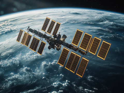 天舟货运飞船电池板