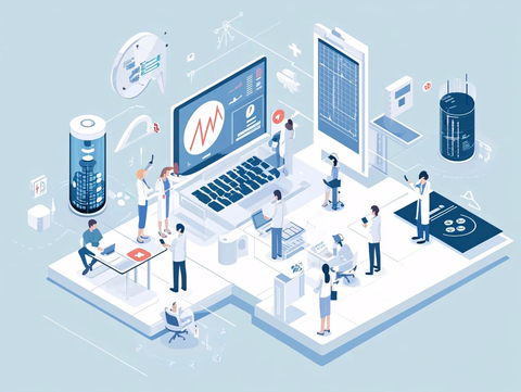 互联网数据插画