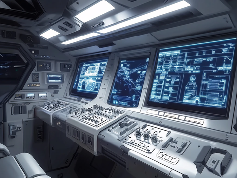 宇宙飞船控制室