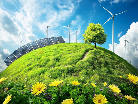 绿色能源风景