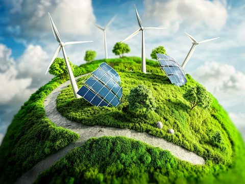 新能源背景绿色环保