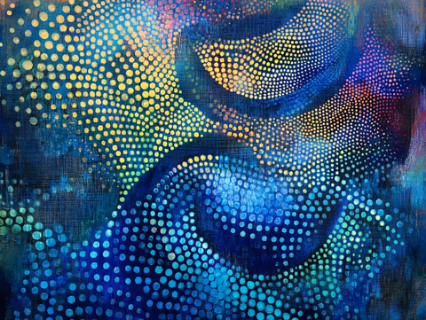 抽象艺术灵动圆点