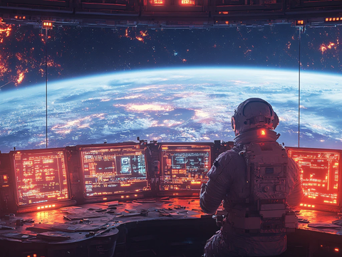 星球宇航员壁纸