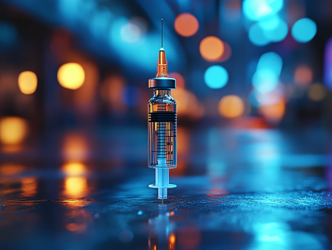 疫苗医疗治病注射器