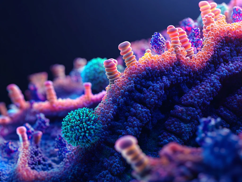 病毒微生物素材