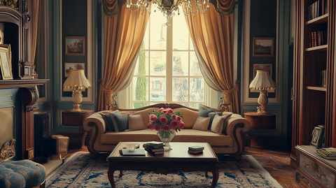 法式客厅场景