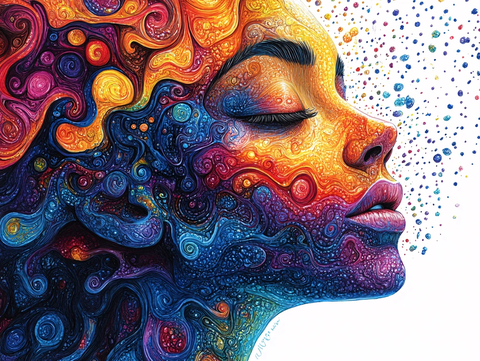 新颖新锐创意艺术绘画