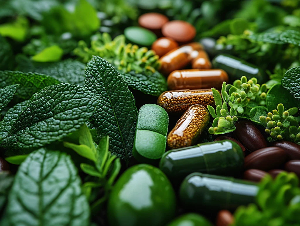 绿色健康维生素补充