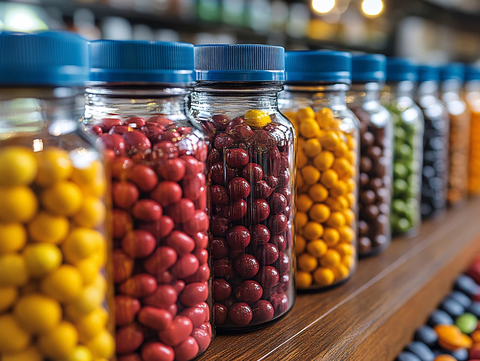 糖果店诱人的糖果