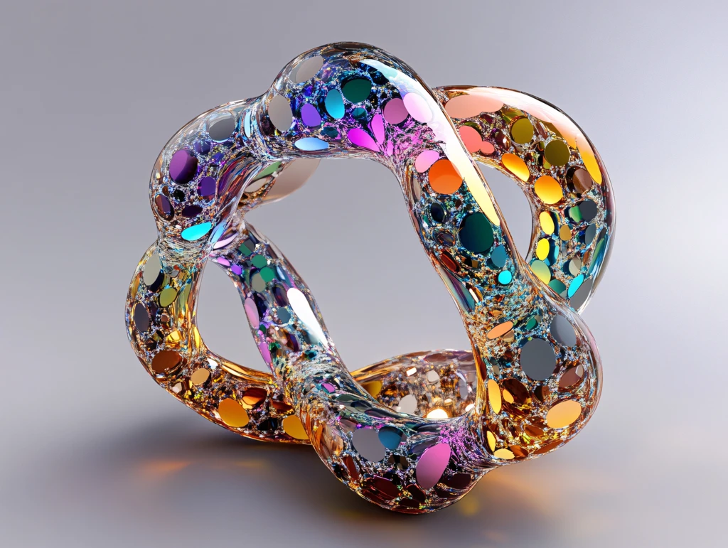 立体玻璃无限符号