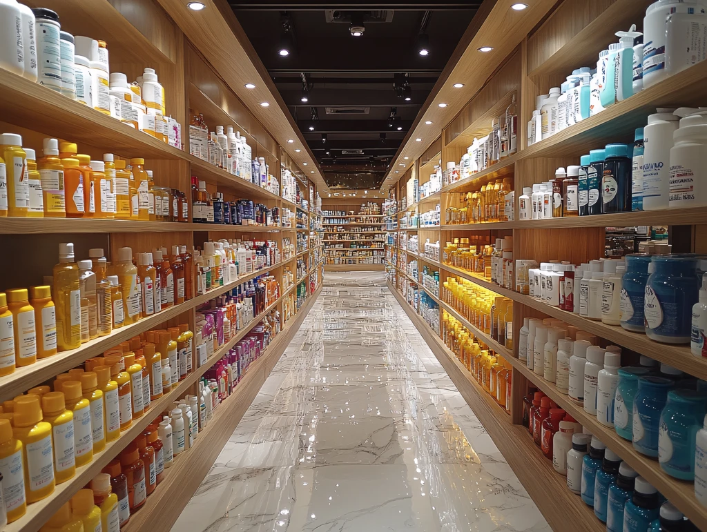 洗发液货架