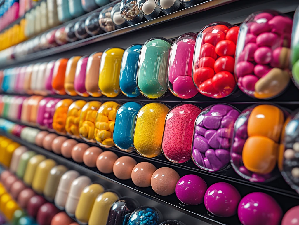 货架上的指甲油