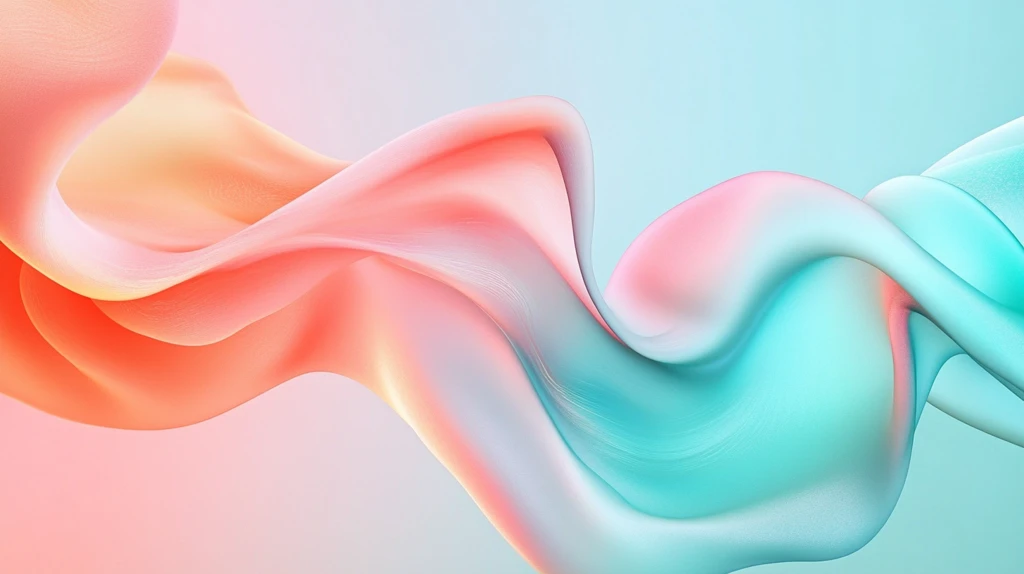 炫彩背景流体线条