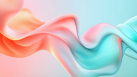 炫彩背景流体线条