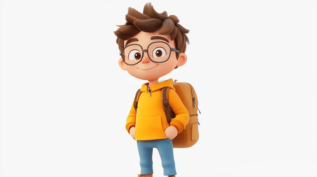 男生卡通形象设计