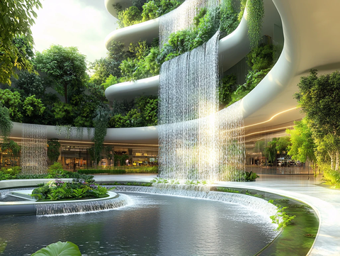 悬浮森林式建筑