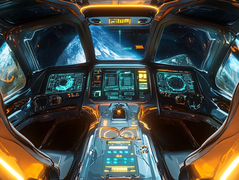 宇宙飞船驾驶舱