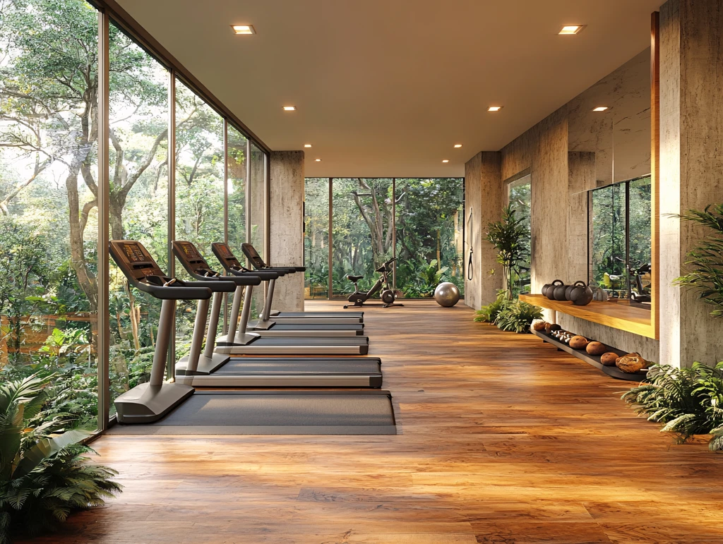 整体实木家装健身房