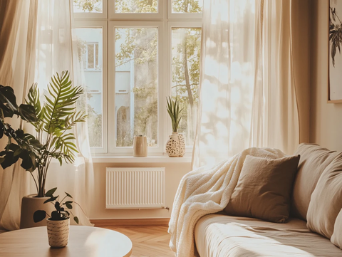 黄色室内暖光太阳光