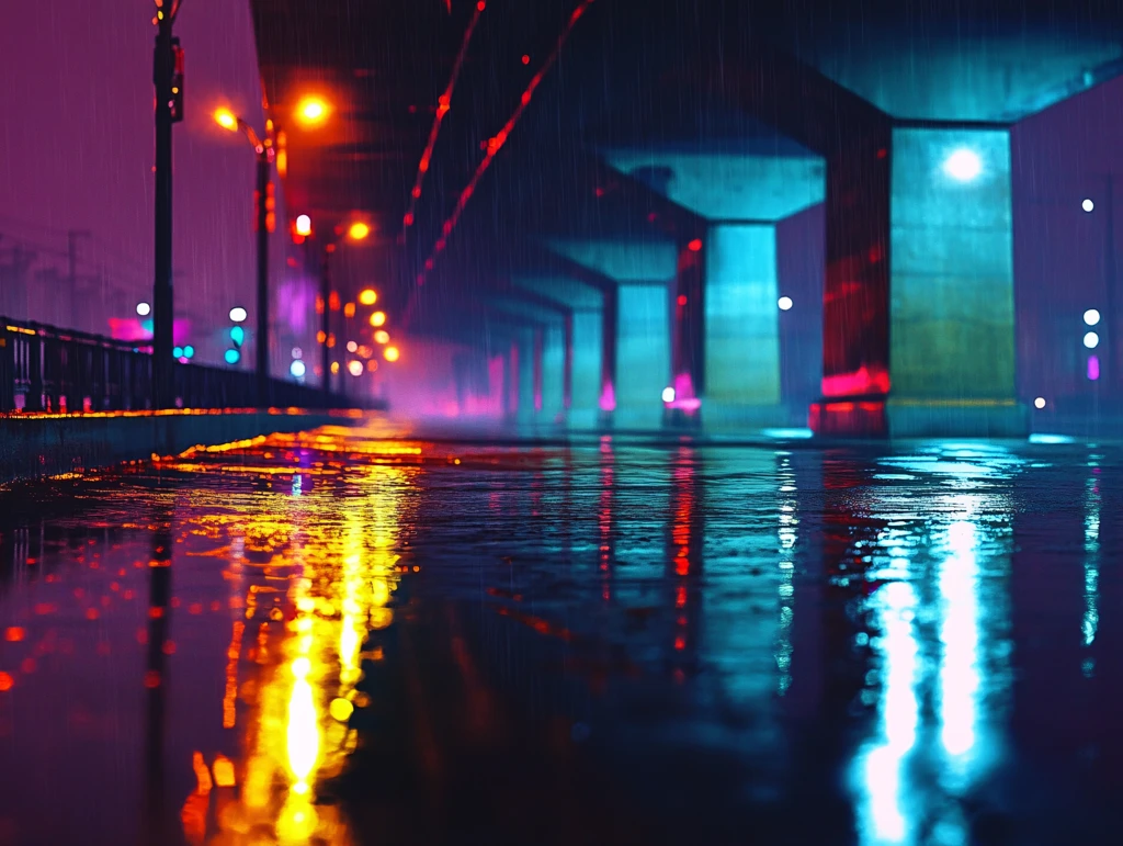 雨夜天桥