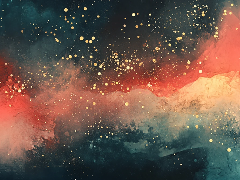 抽象写意星辰大海