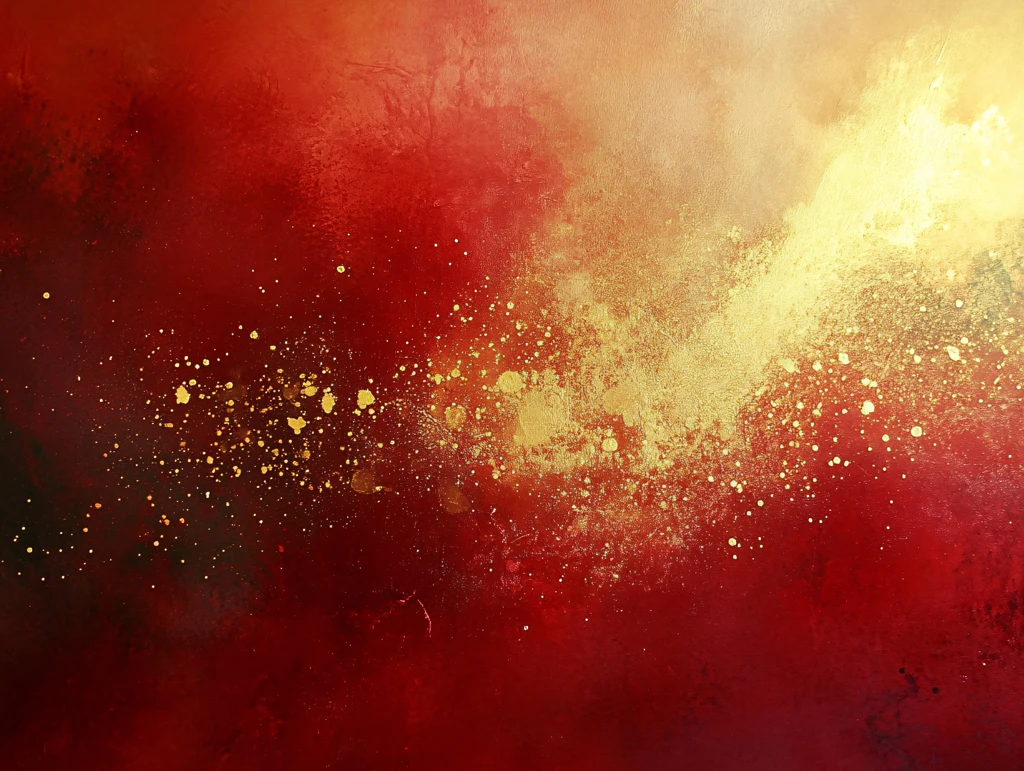 梦幻酒红色水彩背景