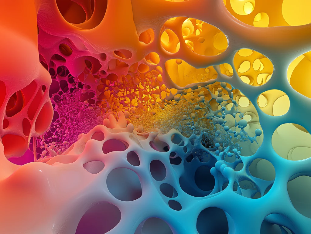 光影交织的微观世界