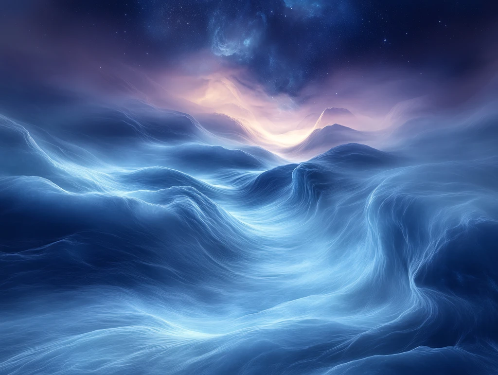 科幻感蓝色流动感背景