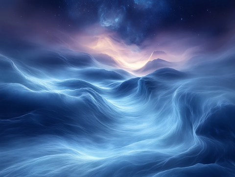 科幻感蓝色流动感背景