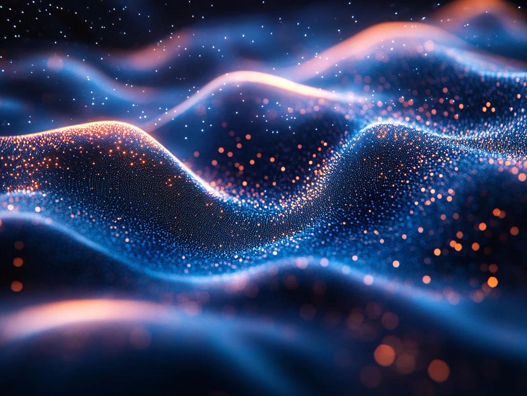 科幻感蓝色流动感背景