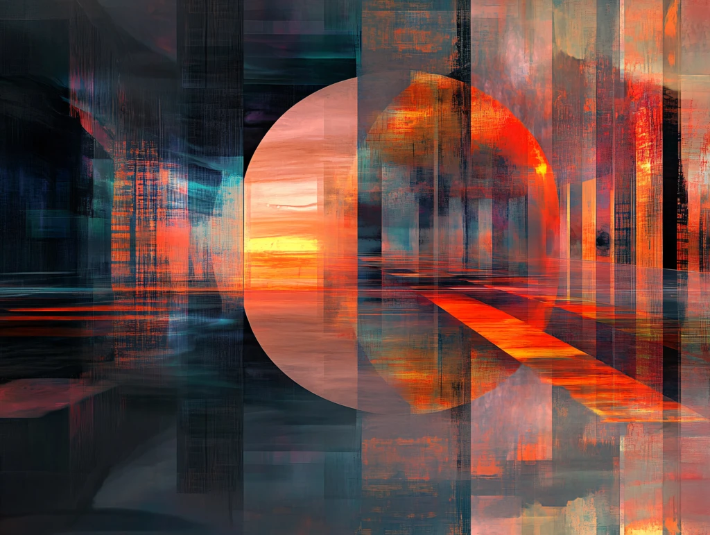 抽象科技背景光影艺术