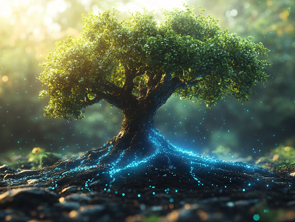 神秘梦幻的大树