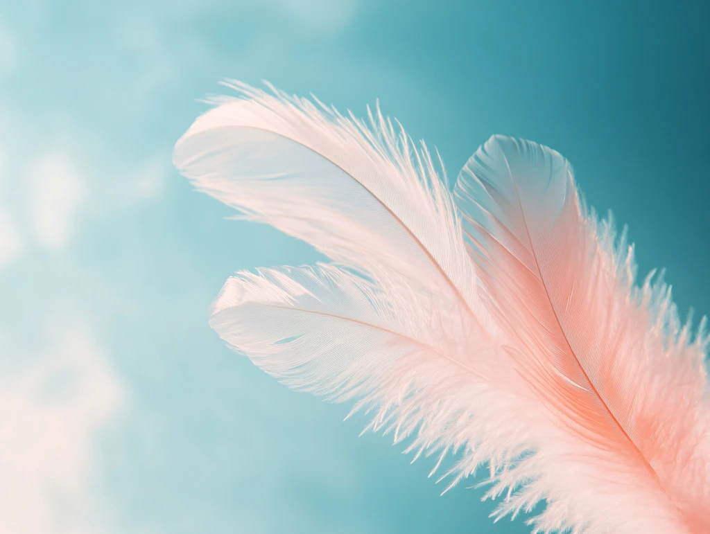 热情橙色静谧蓝色背景