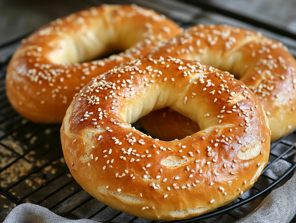 全麦奇亚籽贝果面包圈